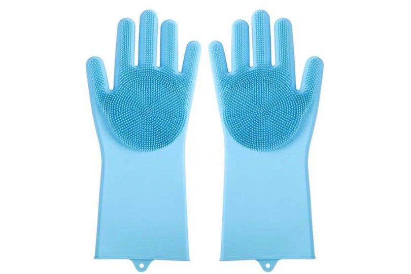 Pet Grooming & Deshedding Glove - Blue