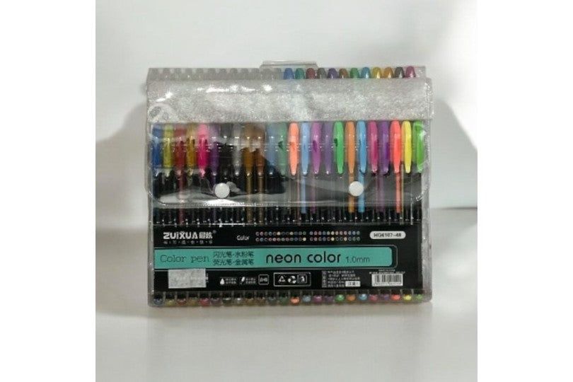 Neon Color Pen, 48Pcs