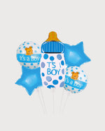 It's a Boy Baby Bottle Balloon Bouquet