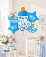 It's a Boy Baby Bottle Balloon Bouquet