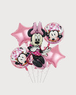 Minnie Mouse Pink Foil Balloon Bouquet