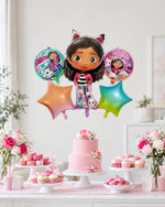 Gabby's Dollhouse Balloon Bouquet