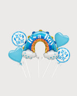 It's a Boy Rainbow Balloon Bouquet