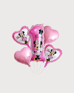 Minnie Mouse First Birthday Balloon Set