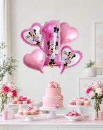 Minnie Mouse First Birthday Balloon Set