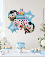 Mickey Birthday Cake Balloon Bouquet