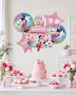 Minnie Birthday Cake Balloon Bouquet