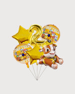 Paw Patrol Rubble Number Balloon Set