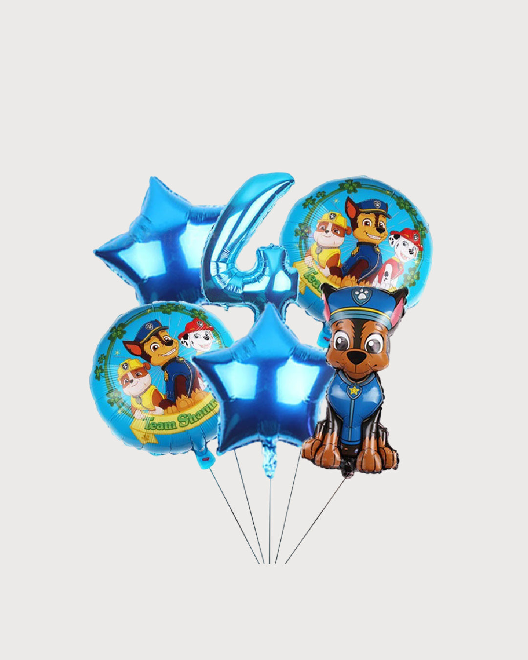 Paw Patrol Chase Number Balloon Set