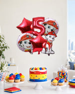 Paw Patrol Marshall Number Balloon Set