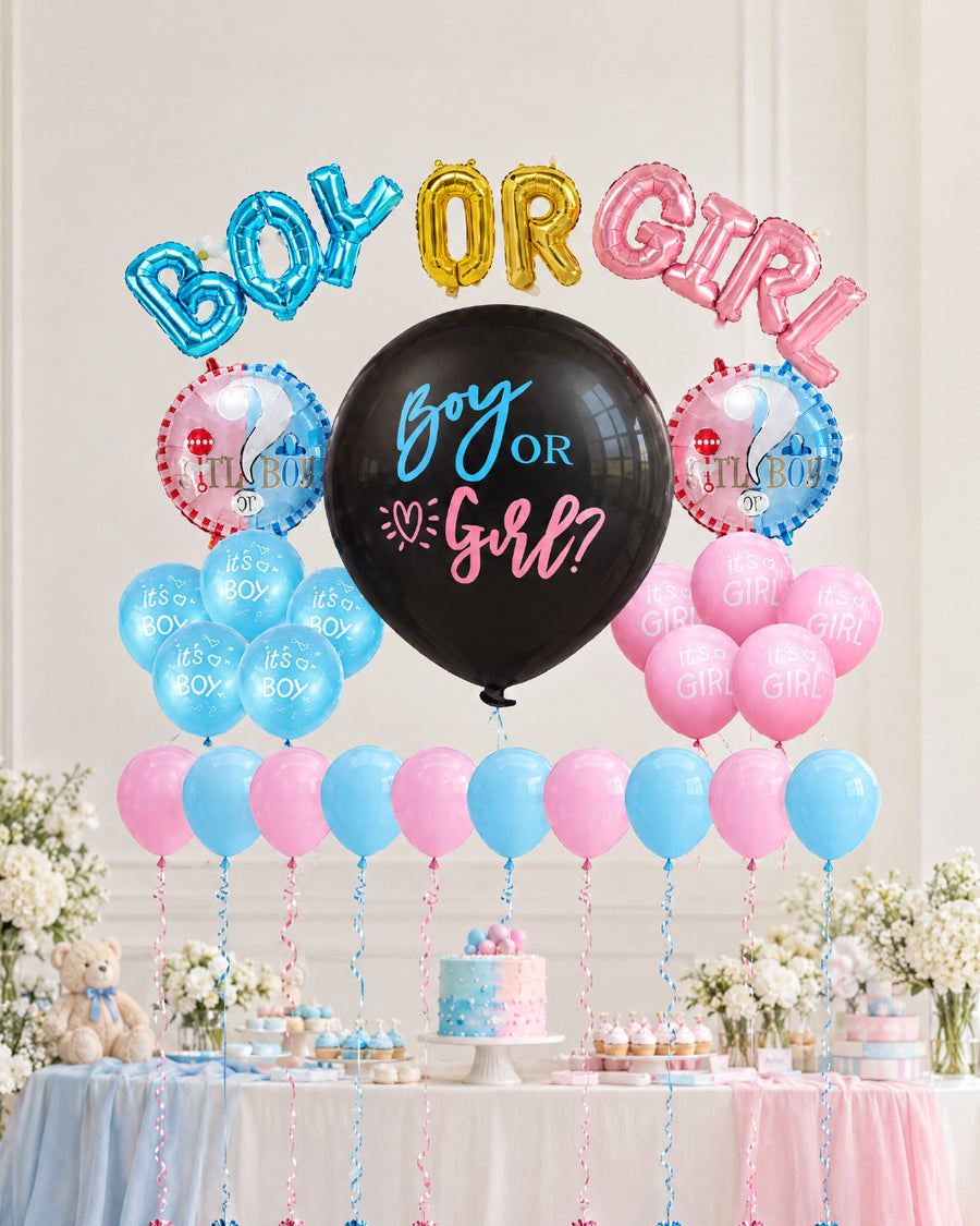 Boy or Girl Gender Reveal Party Set