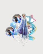Frozen Elsa Rainbow Number Balloon Set