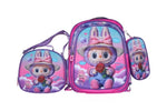 Labubu Student Backpack With Pull Rod