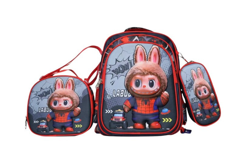 Labubu Student Backpack With Pull Rod