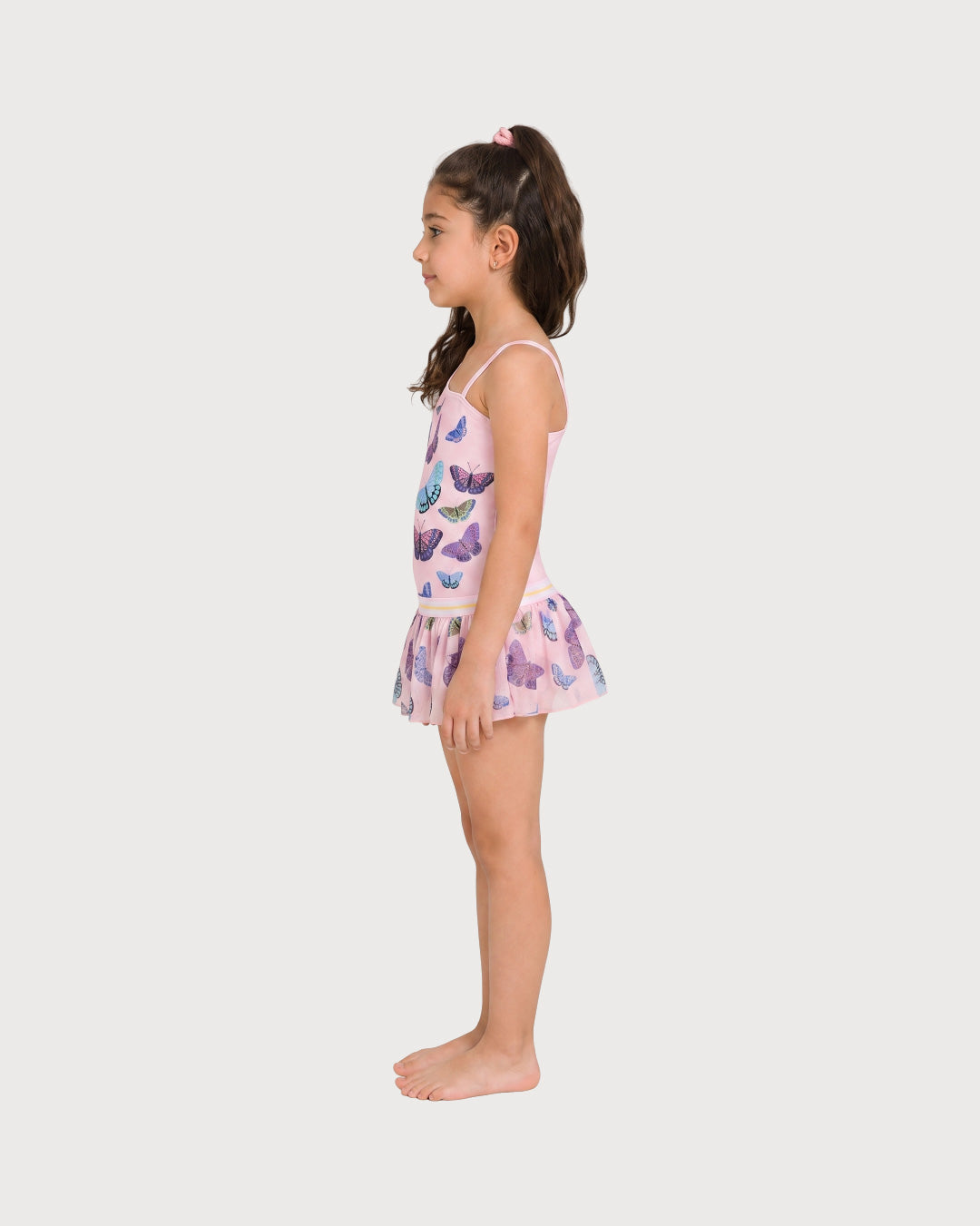Kid’s Girls 2-Piece Butterfly Swimsuit Set, Swimwear, Swimming Clothes