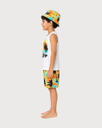 Kid’s Boys 3-Piece Summer Outfit Set with Bucket Hat