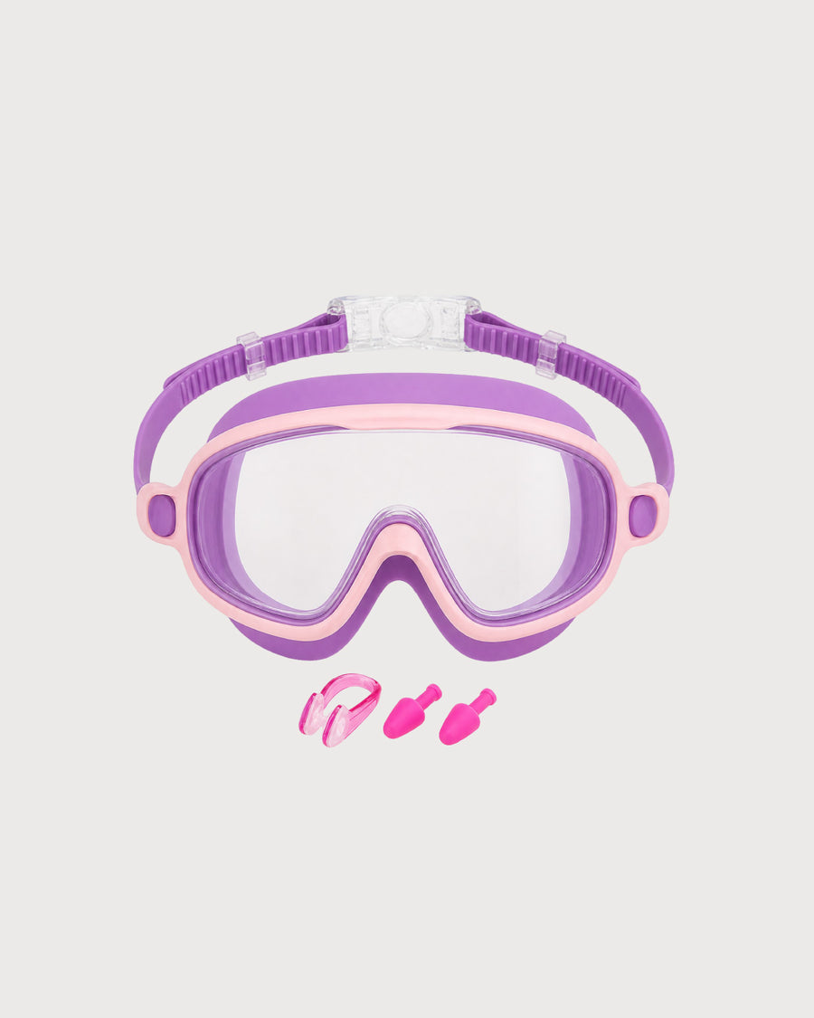 Kids’ Swimming Goggles, Nose Clip and Earplugs Set