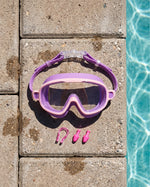 Kids’ Swimming Goggles, Nose Clip and Earplugs Set