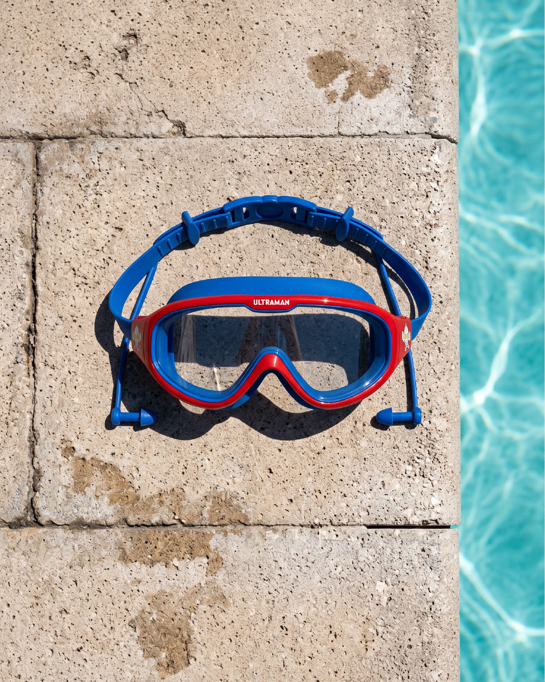 Kids’ Ultraman Swimming Goggles with Earplugs