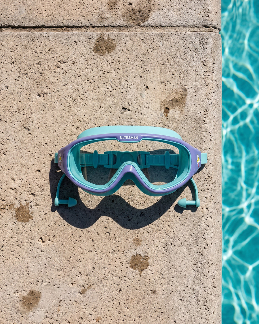 Kids’ Ultraman Swimming Goggles with Earplugs