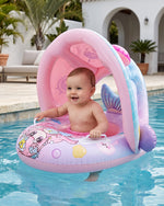 Baby Inflatable Swim Float with Canopy