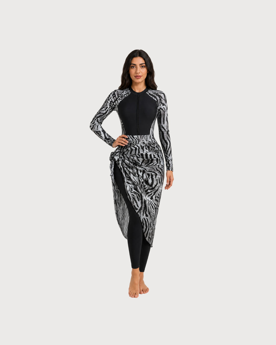 Women’s Modest Burkini Swimsuit, Swimwear, Swimming Clothes