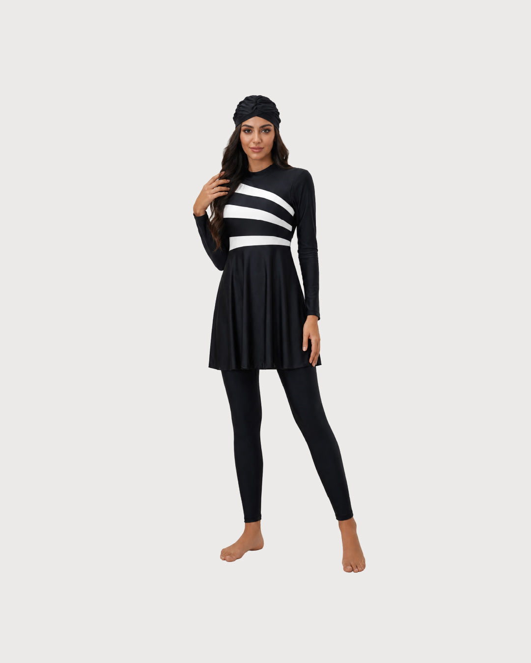 Women’s Modest Burkini Swimsuit, Swimwear, Swimming Clothes