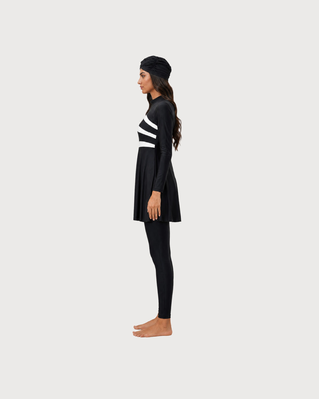 Women’s Modest Burkini Swimsuit, Swimwear, Swimming Clothes