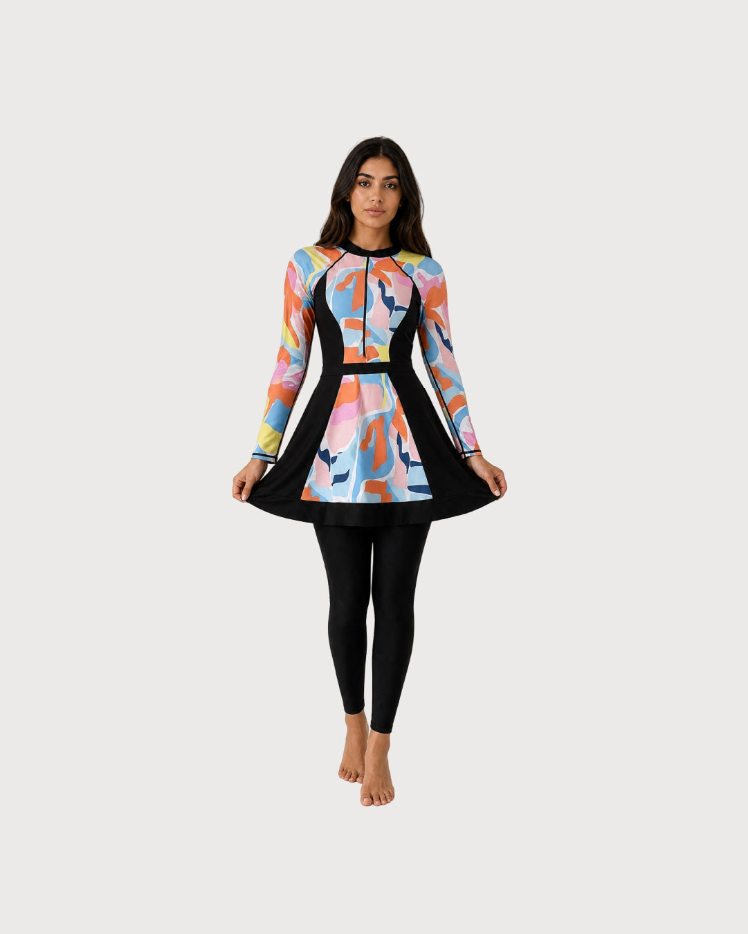 Women’s Modest Burkini Swimsuit, Swimwear, Swimming Clothes