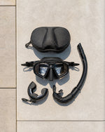 Swimming Goggles Set with Diving Mask, Snorkel and EVA Storage Case