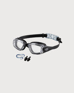 Swimming Goggles Set with Nose Clip, Ear Plugs and Storage Case
