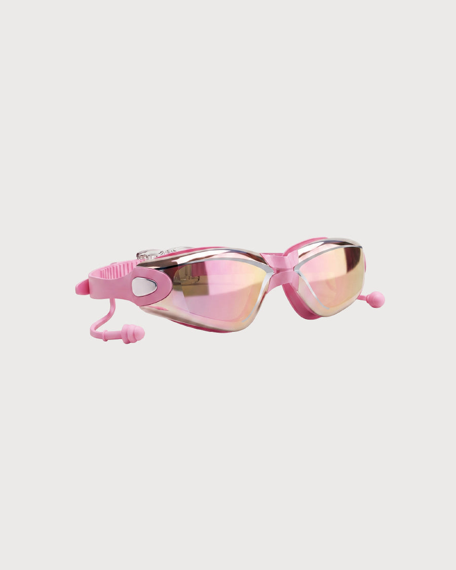 Swimming Goggles Set with Nose Clip and Ear Plugs