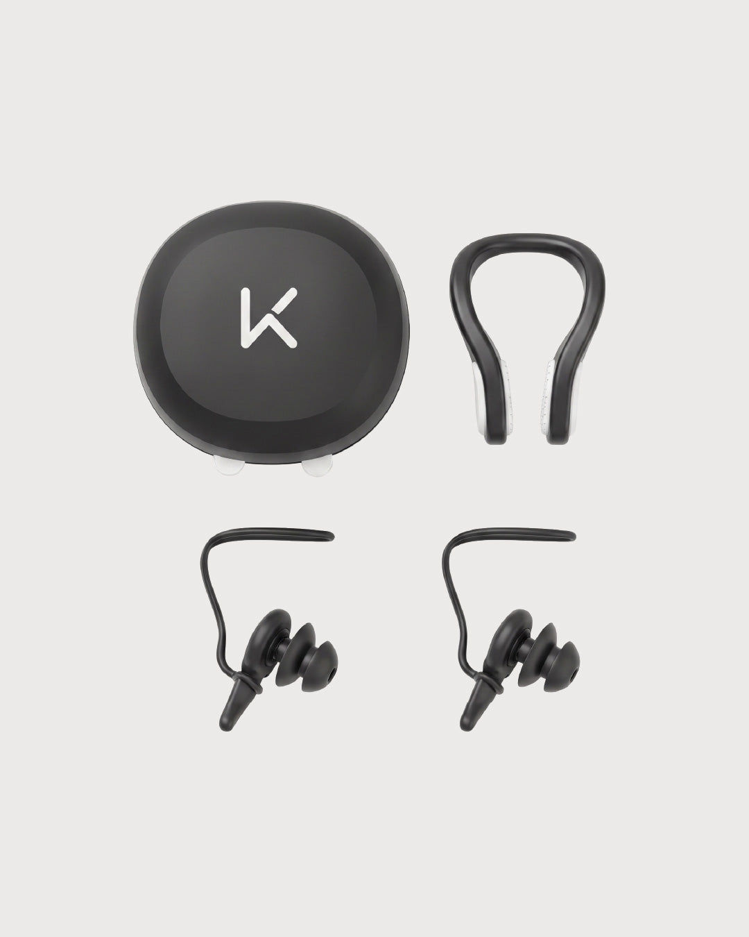 Swimming Nose Clip and Ear Plugs Set with Storage Case