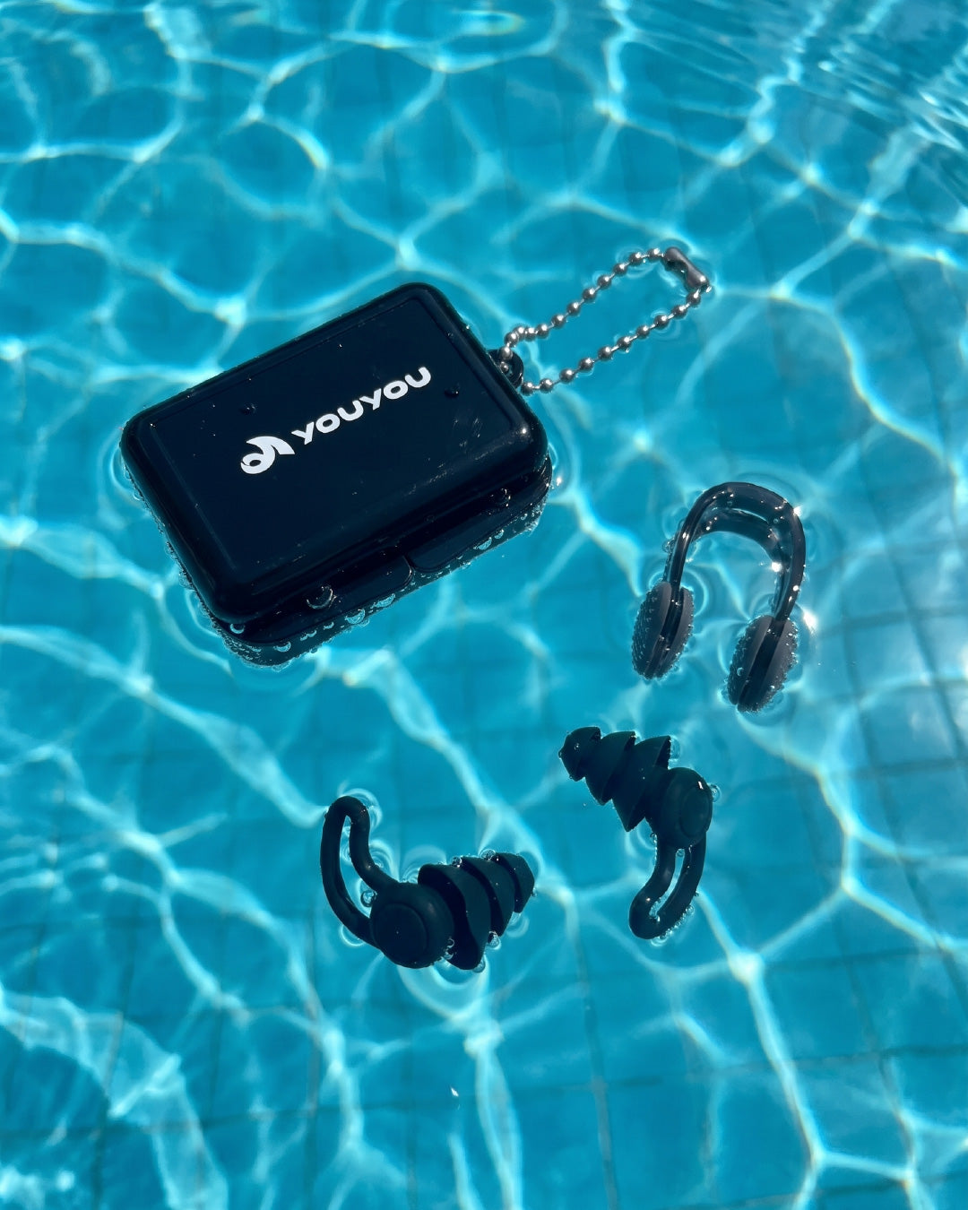 Swimming Nose Clip and Ear Plugs Set with Storage Case