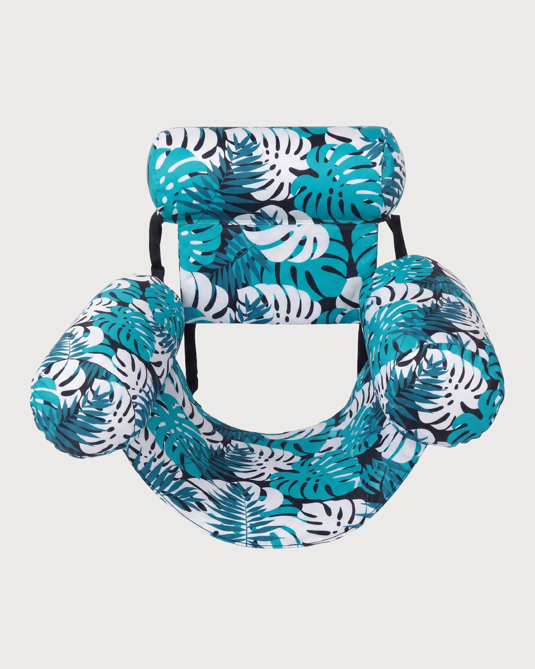 Inflatable Pool Float with Foldable Backrest