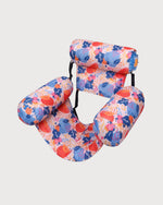 Inflatable Pool Float with Foldable Backrest