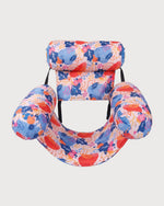 Inflatable Pool Float with Foldable Backrest