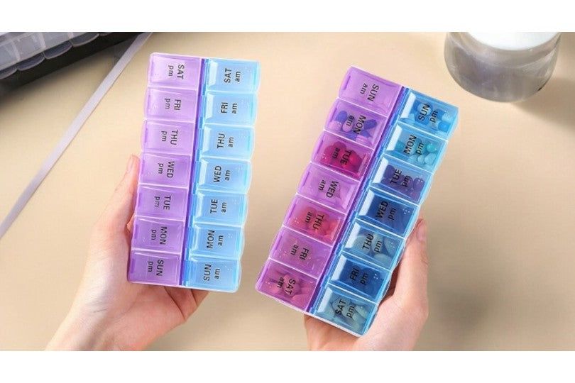 14-Grids Portable Medicine Box