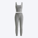 Sleeveless Sports Top & Jogger Pants Set