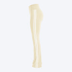 Women Flared Leggings with Side Stripes