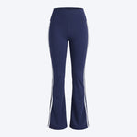 Women Flared Leggings with Side Stripes