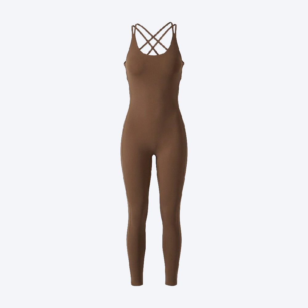 Women Sports Jumpsuit, One-Piece Activewear, Fitness Bodysuit