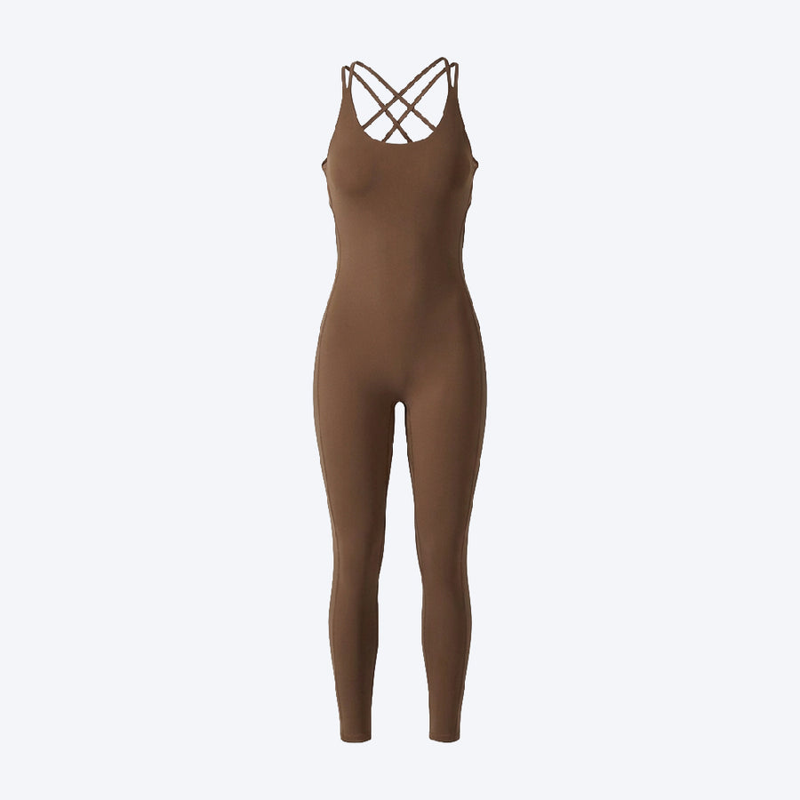 Women Sports Jumpsuit, One-Piece Activewear, Fitness Bodysuit