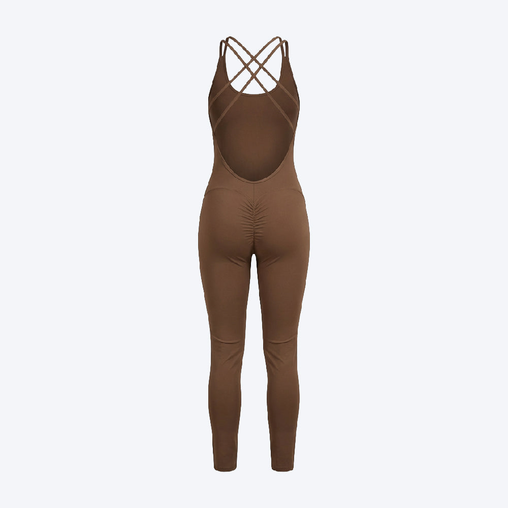 Women Sports Jumpsuit, One-Piece Activewear, Fitness Bodysuit