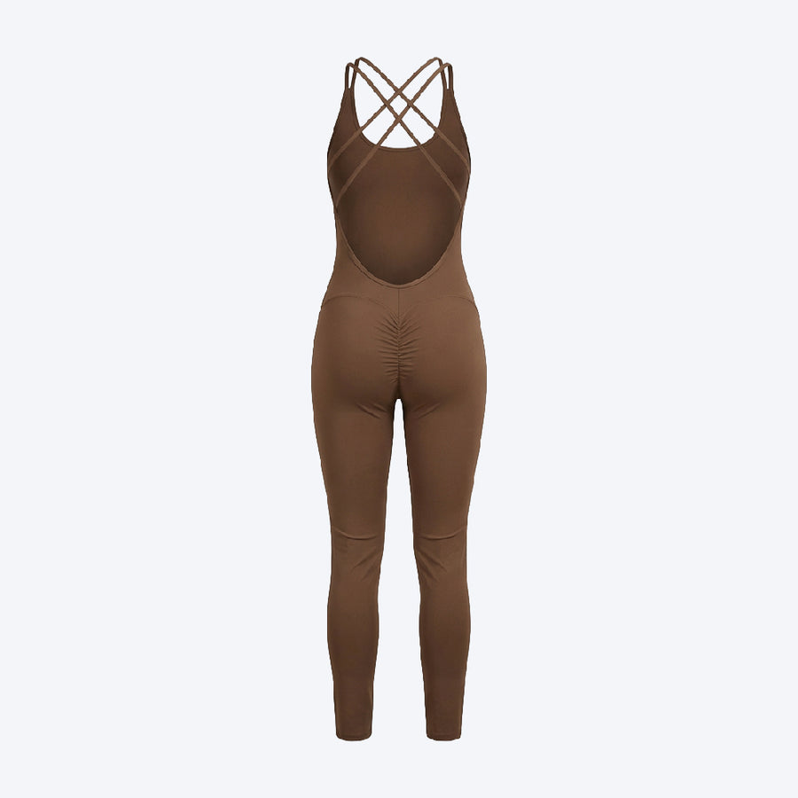 Women Sports Jumpsuit, One-Piece Activewear, Fitness Bodysuit