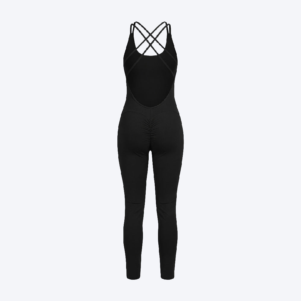Women Sports Jumpsuit, One-Piece Activewear, Fitness Bodysuit