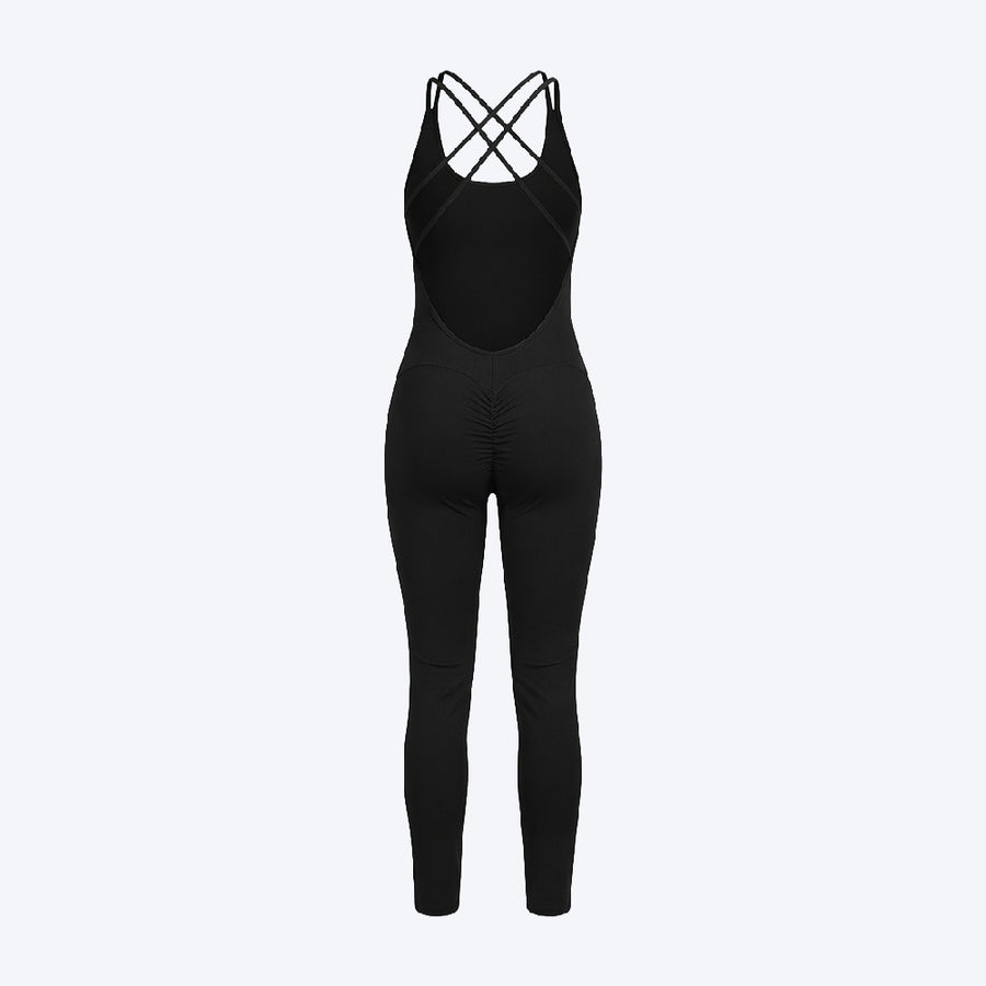 Women Sports Jumpsuit, One-Piece Activewear, Fitness Bodysuit