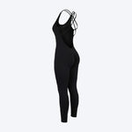 Women Sports Jumpsuit, One-Piece Activewear, Fitness Bodysuit