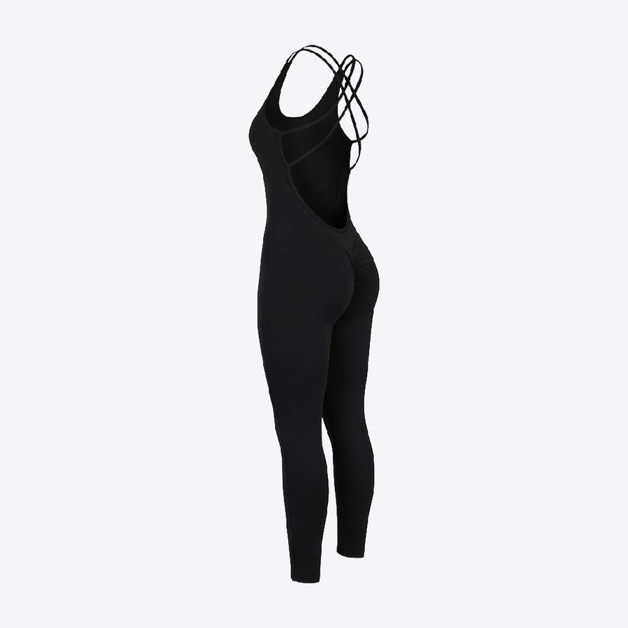 Women Sports Jumpsuit, One-Piece Activewear, Fitness Bodysuit