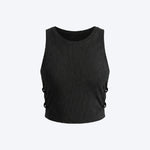 Women Sleeveless Sports Crop Top